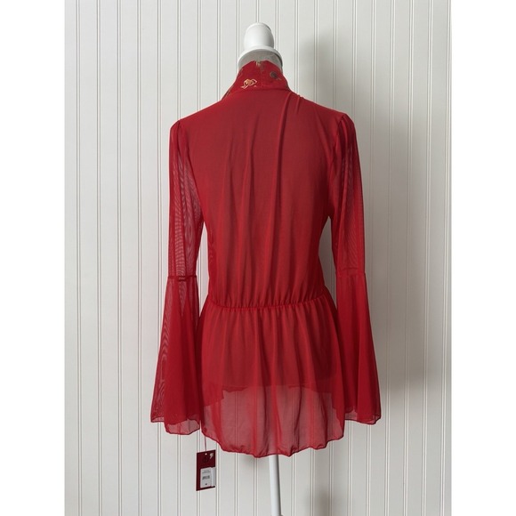 Dragon Kimono-style‎ Sheer Mesh Lingerie Size Medium - Picture 4 of 10